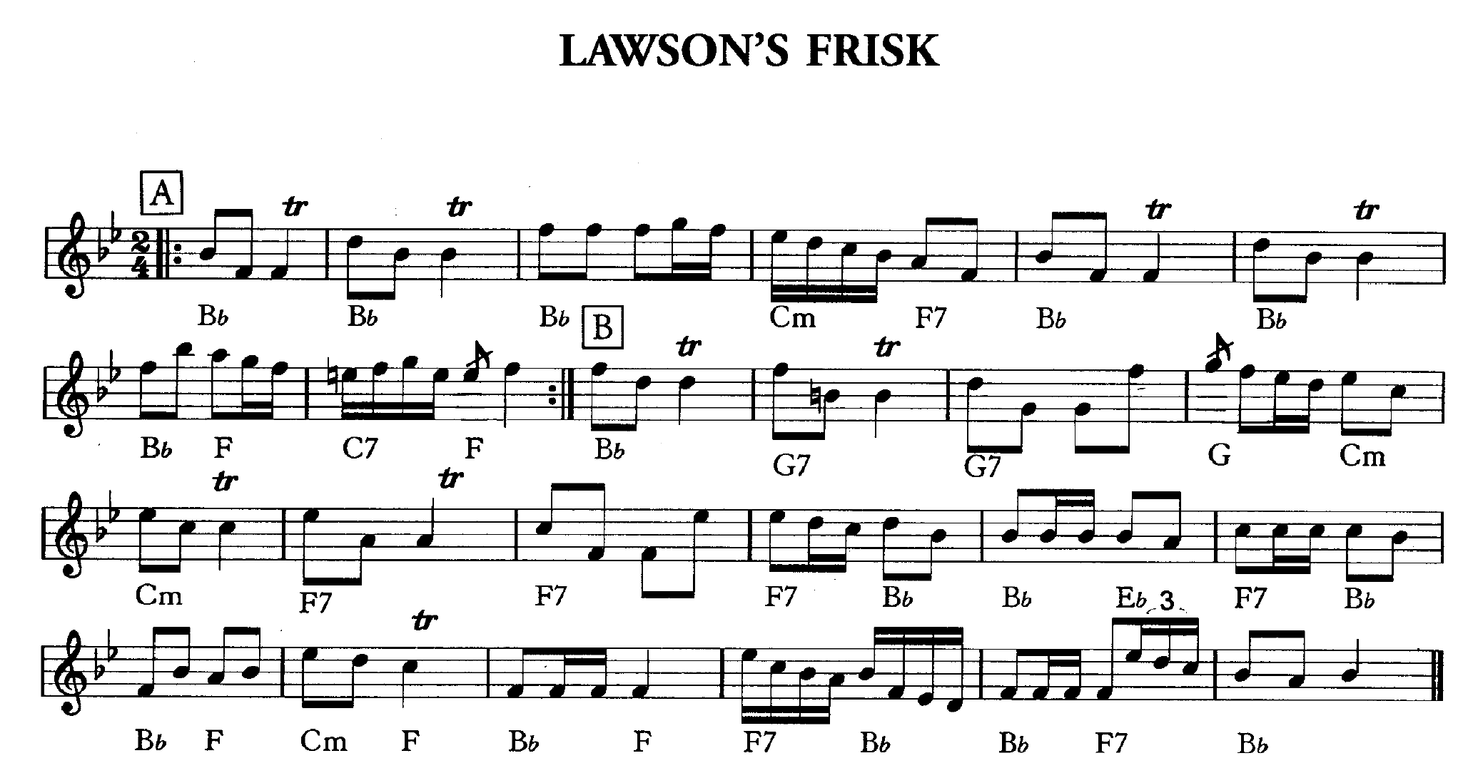 Lawson's Frisk (music)